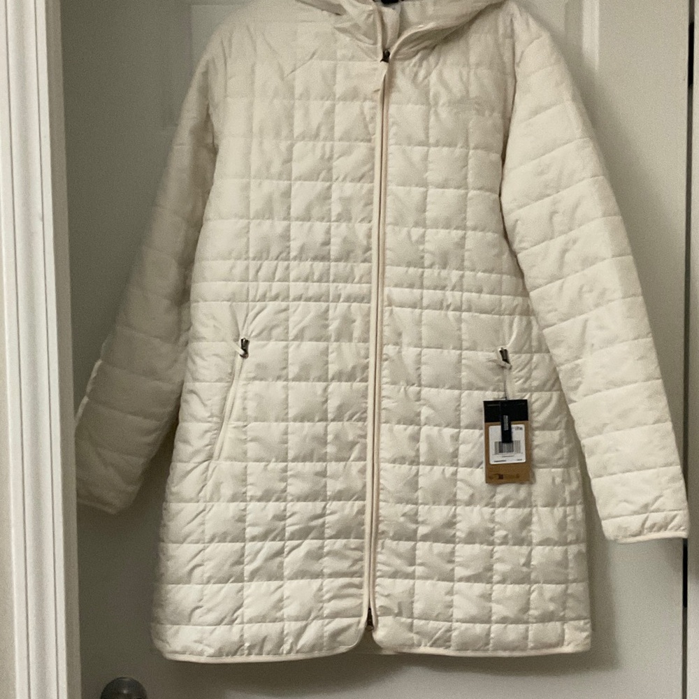 North face insulated Women's Quilted parka size large - Picture 3 of 9